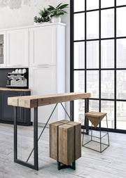 Sgabello industriale bar Garrett 70h cm