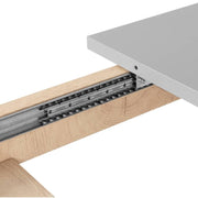 Tavolo moderno allungabile rovere grigio cm 90 x 160 -240 EFFEZ