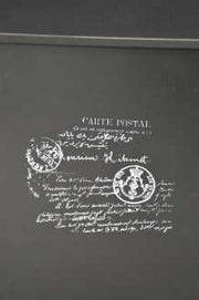 Portalettere nero da parete jt-2918 cm.23 x 7,5 h 29