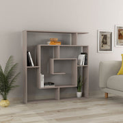 Libreria con 5 ripiani, colore light mocha, 129x125x22 cm