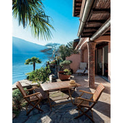 Tavolo da giardino Pieghevole Rettangolare 120x70x h73 cm