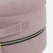 Set due pouf rosa con apertura