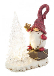 2x Decorazione Wintertime Babbo Rosso C