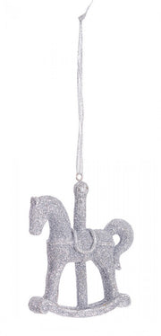 12x Pendaglio Lisel Cavallino Argento