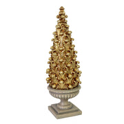 Albero resina oro cm18x18h52,7