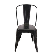 Sedia ferro new bristol nero cm 43x43h45/84