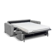 Divano Letto Kriog 3 Posti con Bracciolo Squadrato Cenere  202x96x90 cm