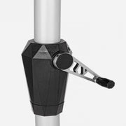 Ombrellone Vienna in alluminio Grigio scuro