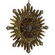 Addobbo resina oro cm16,7x2,1x17,1