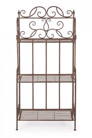 Scaffale 3 Piani Melanie Marrone cm 124 h