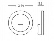 Applique Led 20W 3000K  linea omega  bianco