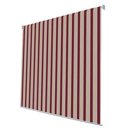 Tenda da sole Mikonos colore beige - bordeaux 2 x 2,5 metri Verdelook