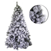 Albero Gennargentu innevato verde 1189 rami cmø134h210