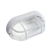 Plaf.C/Gabbia In Resina  linea echo ovale  bianco