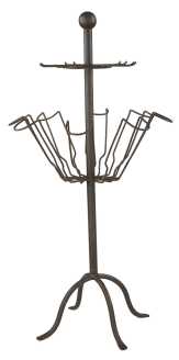 Portabottiglie piedistallo ferro lo-7583 cm. 46,5 x 46,5 h 85