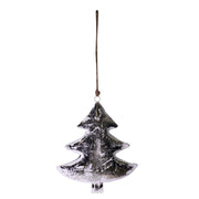 Albero metallo argento cm12x25x12
