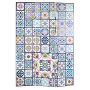 Paravento stampa 3 ante maioliche cm 120,6x2,5xh180,6x2,5xh180