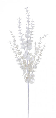 12x Ramo Jada Bianco Perlato H75Cm