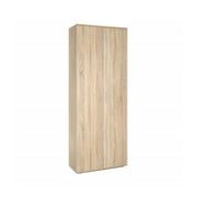 Armadio sonoma da camera ripostiglio con ripiani cm 70 x 34 x 187 h