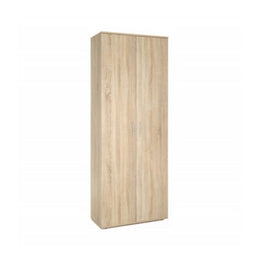 Armadio sonoma da camera ripostiglio con ripiani cm 70 x 34 x 187 h EFFEZ