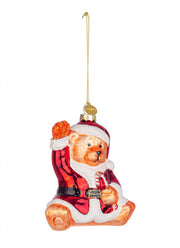 6x Pendaglio Vt Village Orso Rosso