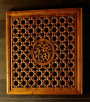 Pannello decorativo in legno marrone 50x50 cm