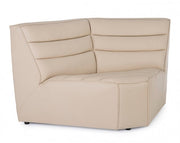 Poltrona angolo beige in legno stile design