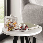 Guzzini - Set 2 Tazze da cappuccino in ceramica con piattino love 200 ml