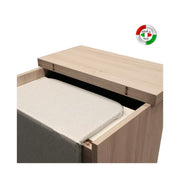 Mobile asse stiro Olmo in legno nobilitato con 3 cassetti cm 44x57xH.89