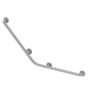 Corrimano angolare di sicurezza 113x55 cm. per disabili colore bianco