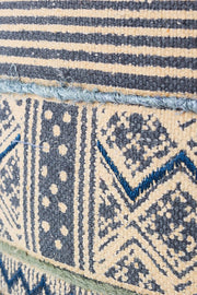 Pouf in cotone stile etnico TILAK Snorkel diametro 50x h35 cm