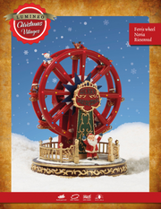 Scenografia a LED in plastica stabile per interni 21x21x26.4 cm