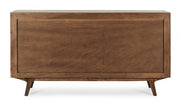 Credenza 2 ante - 3 cassetti marrone in legno stile vintage