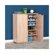 Mobile scarpiera multiuso 2 ante ripiani  sonoma  60x34xh.78 cm