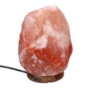 Wood base salt lamp 4-6kg with cmø18h20 connection
