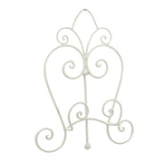 Leggio metallo bianco cm25,5x17h31