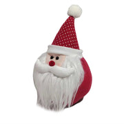 Red Santa Claus fabric doorstop cm11x11h30
