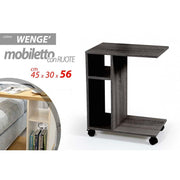 Servetto divano letto  portariviste portavivande grigio cm 45 x 30 x 56 h