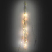 Luce rami 40 led bianco caldo vimini bianco cmø5h120 al.fissa 5xh120x3,5