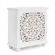 Credenza 2 ante legno bianco Alinta cm 96 x 43 x 98