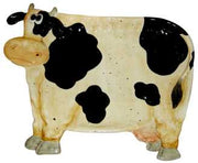 Piatto mucca in ceramica sc-1813 cm. 35x 29 x 3