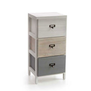 Cassettiera moderna multiuso bagno cucina anticata cm 61 h