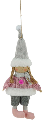 Bambina abito rosa sciarpa nbr-1209 cm.12 x 2 h 35