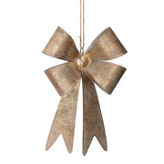 Fiocco metallo oro cm25x16h4