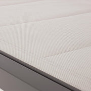 Lettino alto in alluminio con ruote Hilde coffee