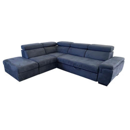 Divano letto Lughen contenitore 5 elementi reversibili colore verde acqua