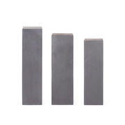 Set 3 colonne arredo giardino quadrate antracite Melange