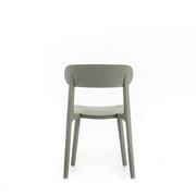 Sedia in polipropilene grigio chiaro 48x52x77,5h cm