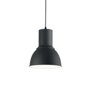 Lampadario sala cucina industrial nero cm 23.5