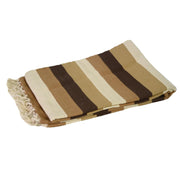 Tappeto cotone righe marroni beige kl-4440 cm120x190